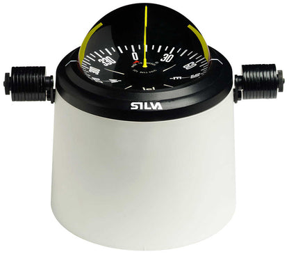 Silva 125T-S Pacific Aufbaukompass mit Säule – für Stahlboote