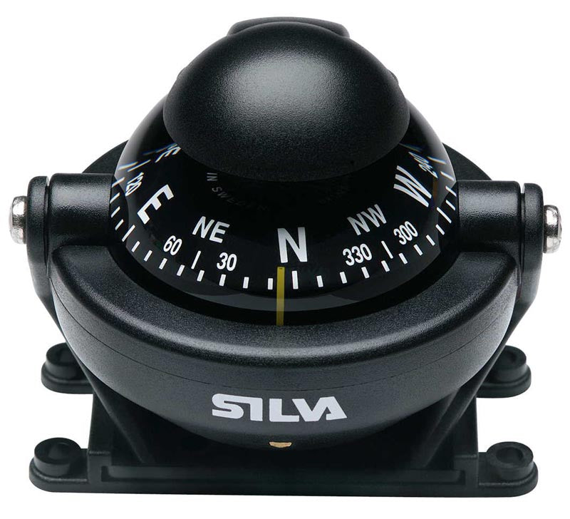Silva Kompass C58 – Aufbaukompass mit Beleuchtung und Kompensator