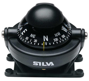 Silva Kompass C58 – Aufbaukompass mit Beleuchtung und Kompensator