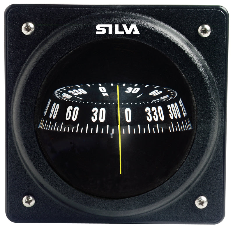 Silva Kompass 70P – gedämpfter Einbaukompass für Motorboote
