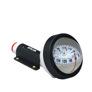 Silva Handpeil-Kompass 70UNE Weiß mit Beleuchtung und Halterung