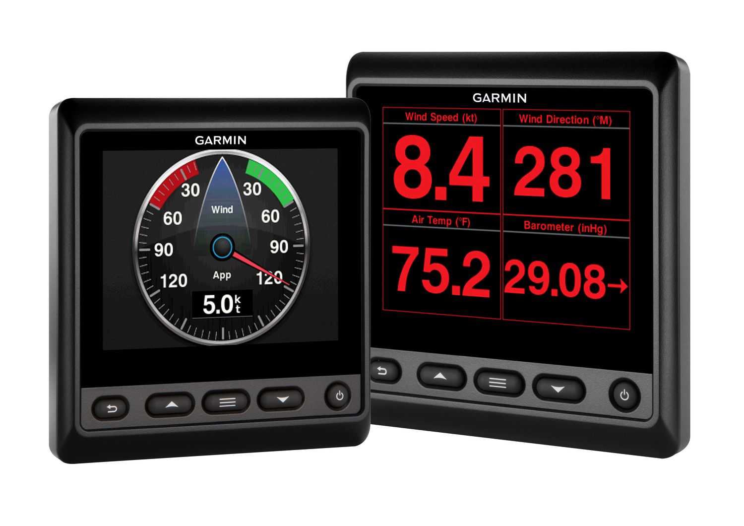 Garmin GMI 20 Marineinstrument – digitale Multifunktionsanzeige für Motor- und Segelboot