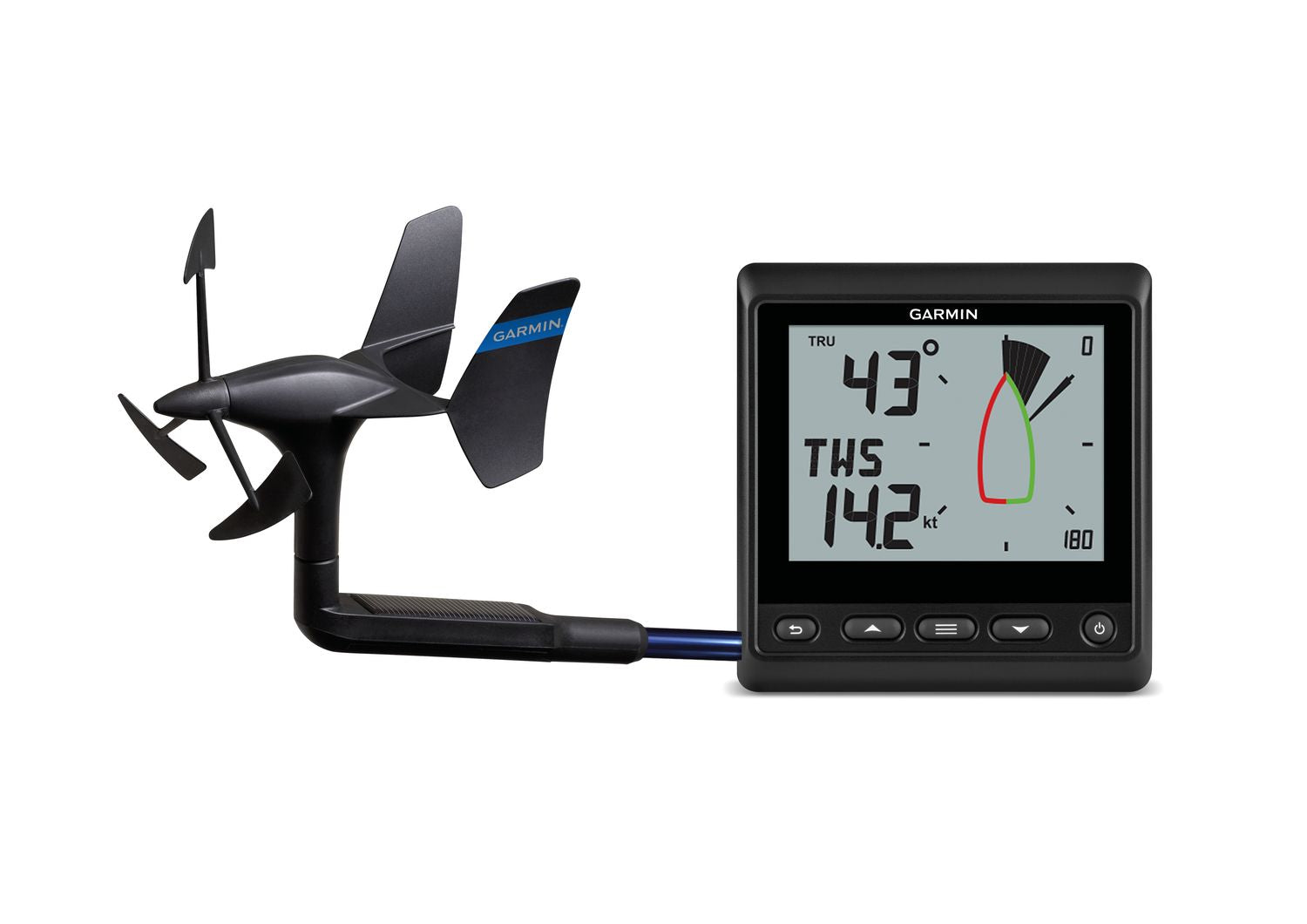 Garmin Windpack gWind Wireless ANT – kabelloses Windinstrument-Set