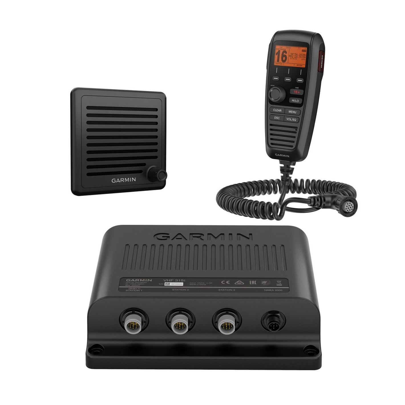 Garmin VHF 315i Seefunkgerät mit DSC Klasse D und Intercom