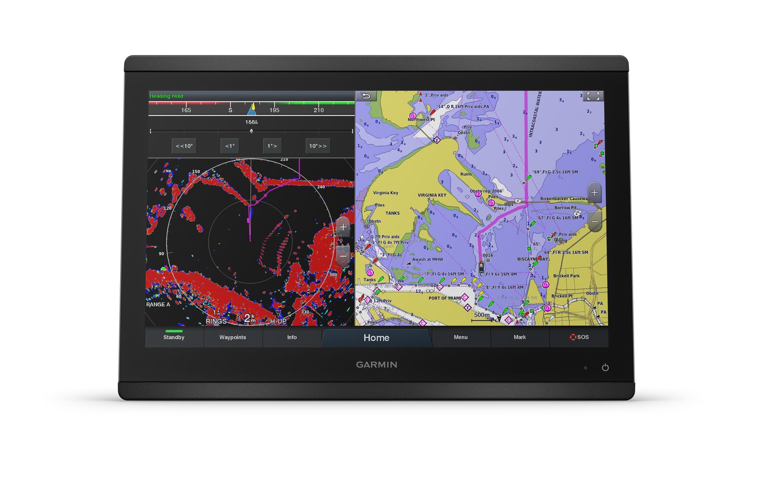 Garmin GPSMAP 8400xsv mit Echolotfunktion