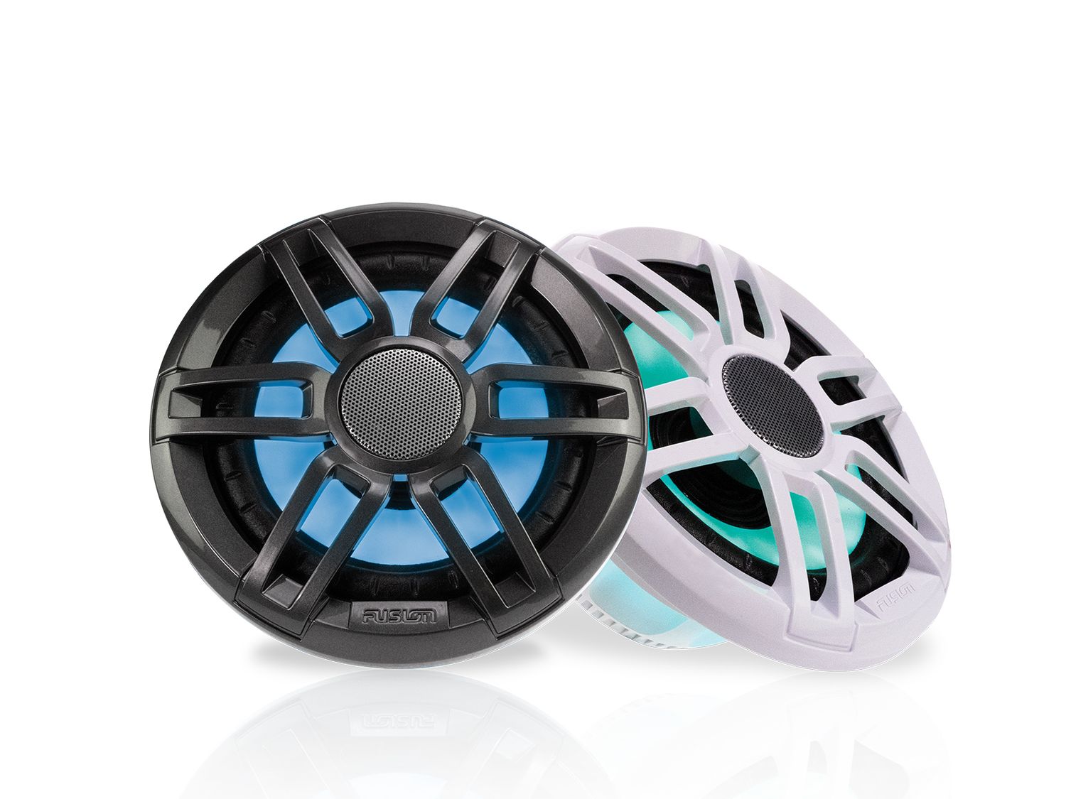 Fusion Lautsprecher XS-Serie grau-weiß LED