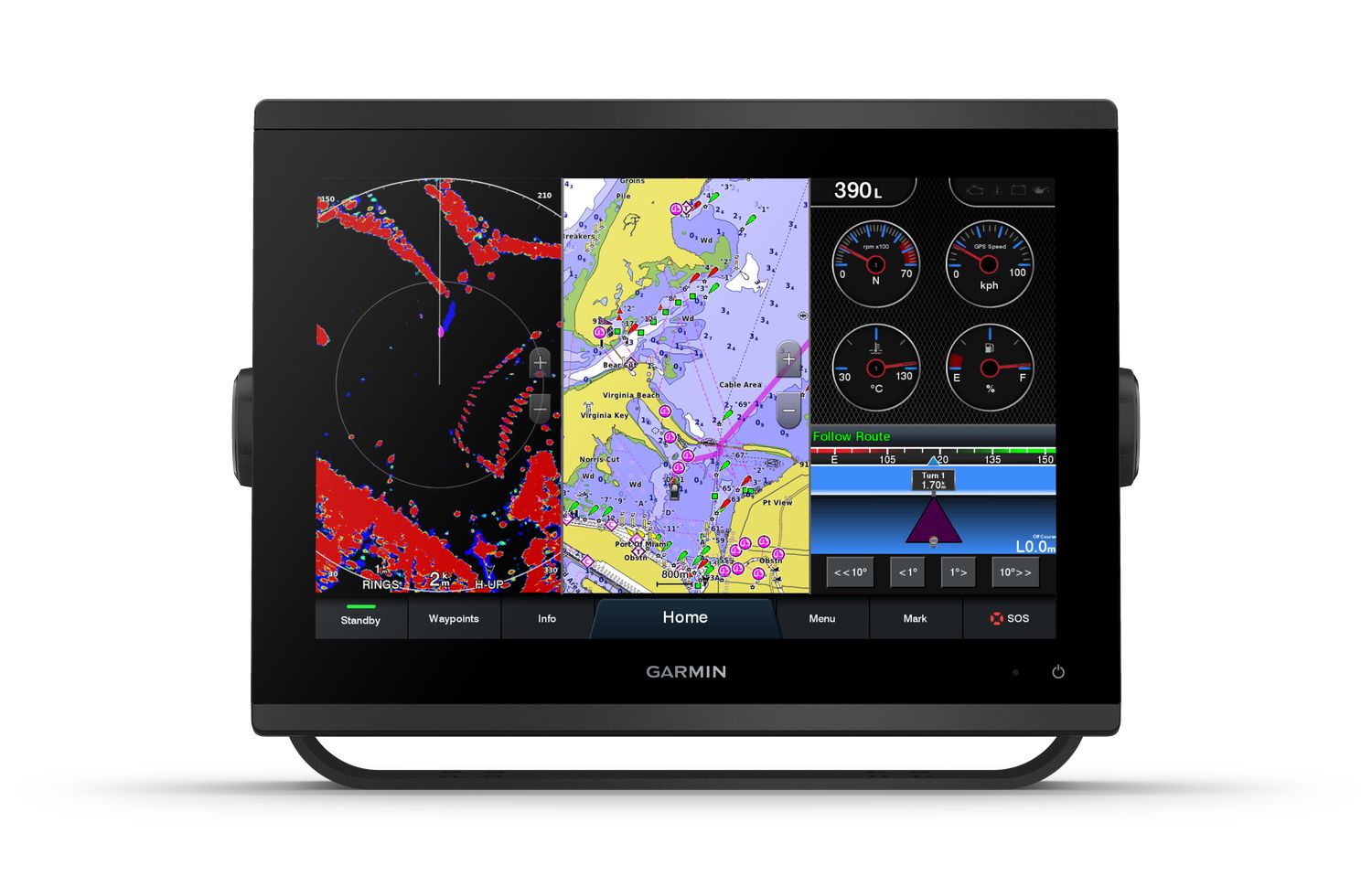 Garmin GPSMAP 723/923/1223/1623 – Touchscreen-Kartenplotter mit GPS/GLONASS/Galileo