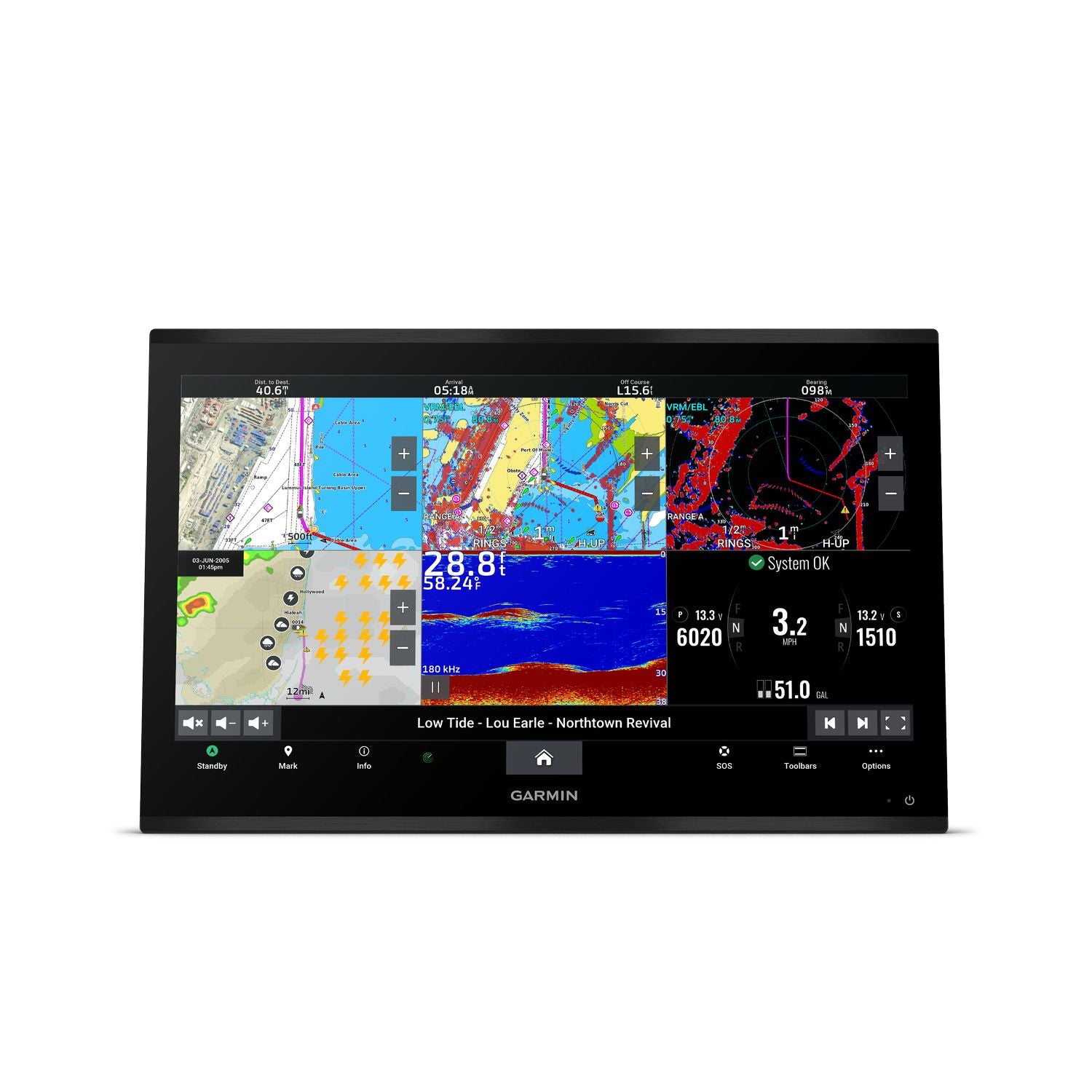 Garmin GPSMAP 9000 – 4K IPS Touchscreen-Kartenplotter mit BlueNet Netzwerk