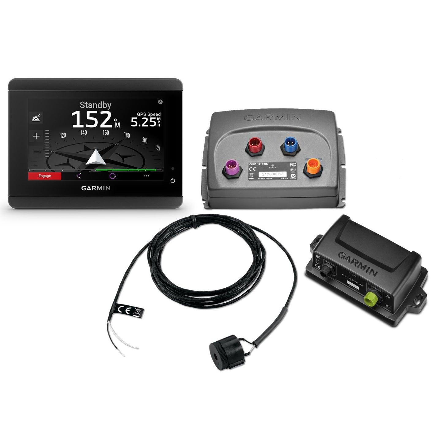 Garmin Reactor 40 Autopilot – Universal-Selbststeueranlage mit GHC 50 Bediengerät