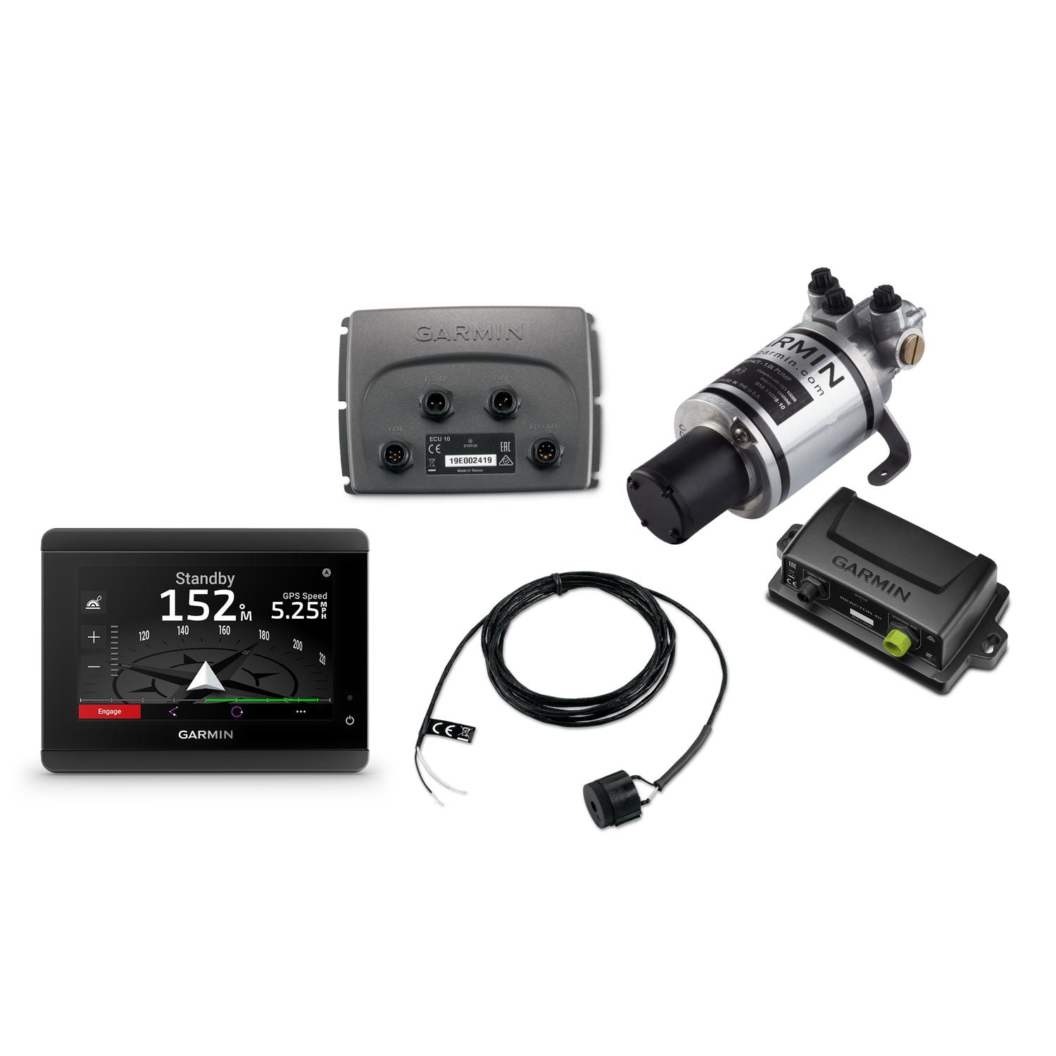 Garmin Compact Reactor 40 Hydraulikautopilot mit GHC 50 Bediengerät