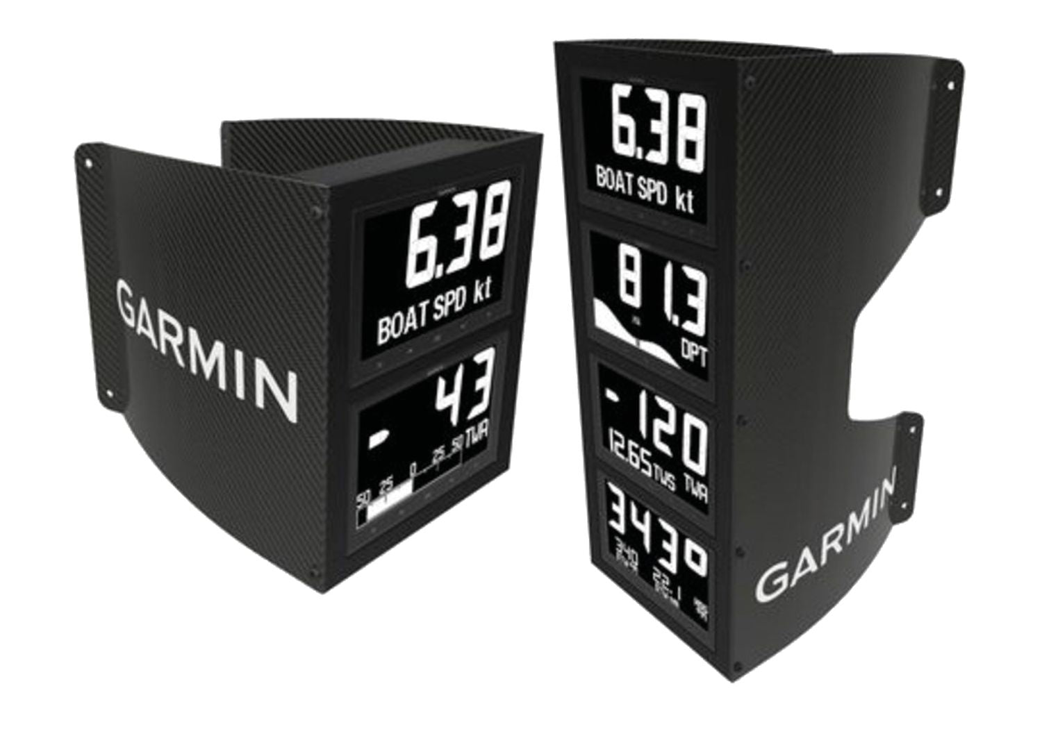 Garmin Masthalter für GNX 120 – Carbon-Masthalterung für versenkten Einbau