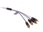 Fusion RCA-Kabel (Cinch) Stereo – vergoldet & abgeschirmt