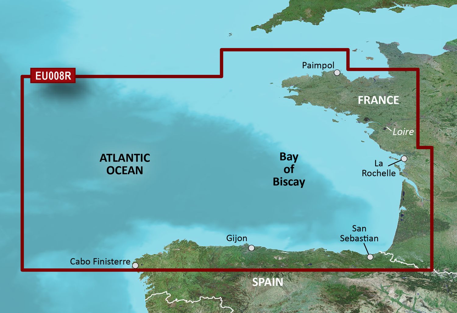 Garmin BlueChart g3 HXEU008R – Elektronische Seekarte Biskaya