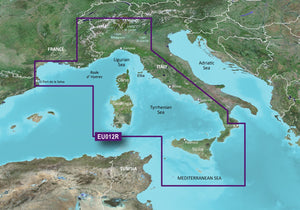Garmin Seekartenmodul G3 microSD/SD card: HXEU012R  - Mediterranean Sea