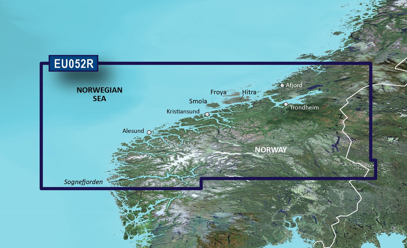 Garmin BlueChart Sognefjorden – Svefjorden – elektronische Seekarte