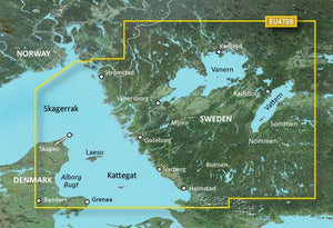 Garmin BlueChart g3 Vision VEU470S – Elektronische Seekarte Strömstad bis Halmstad
