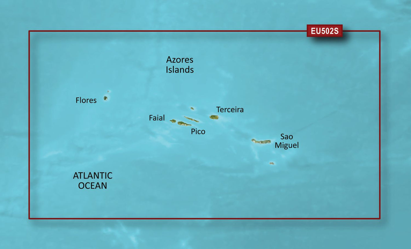 Garmin Seekartenmodul G3 Vision microSD/SD card: VEU502S - Azores Islands