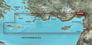 Garmin BlueChart g3 Vision VEU506S – Elektronische Seekarte Kreta bis Zypern