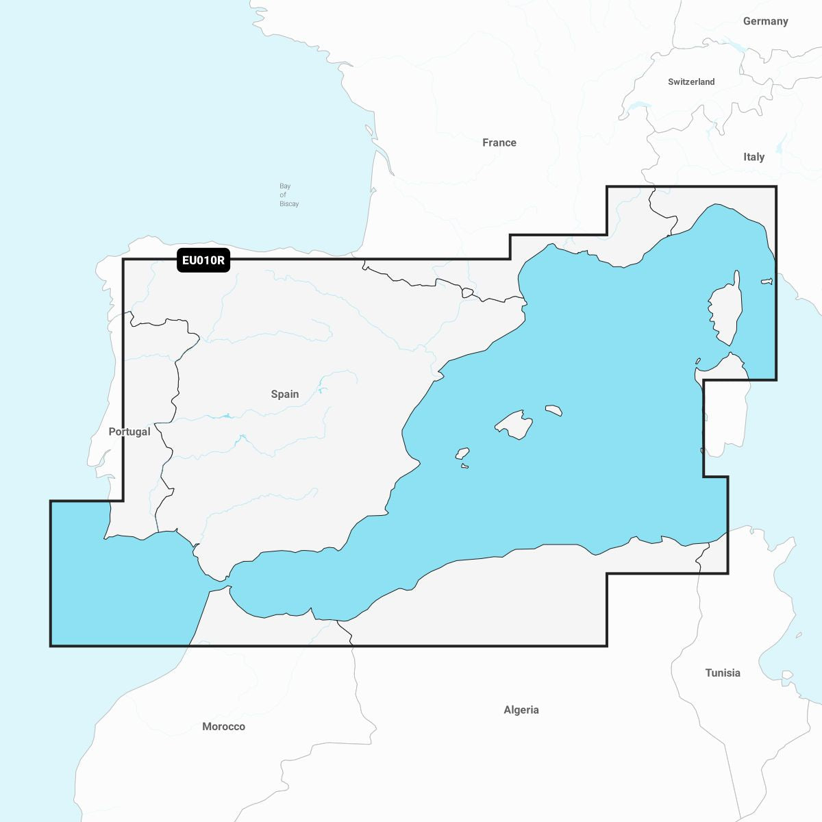Garmin Navionics+ EU010R – Elektronische Seekarte Spanien Mittelmeerküste