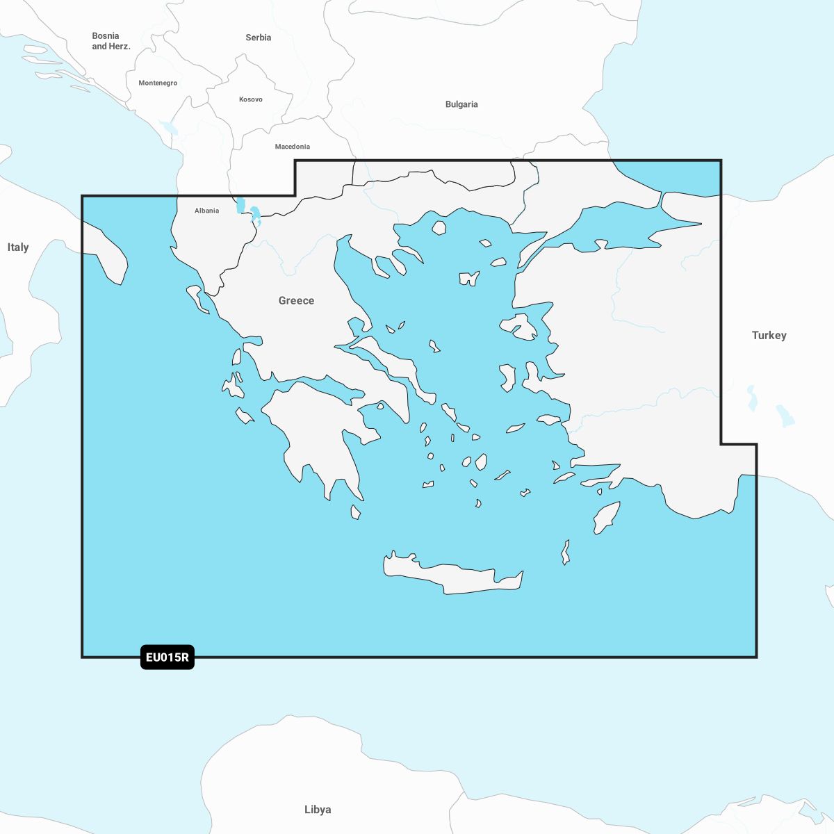 Garmin Navionics+ EU015R – Elektronische Seekarte Ägäis & Marmara See