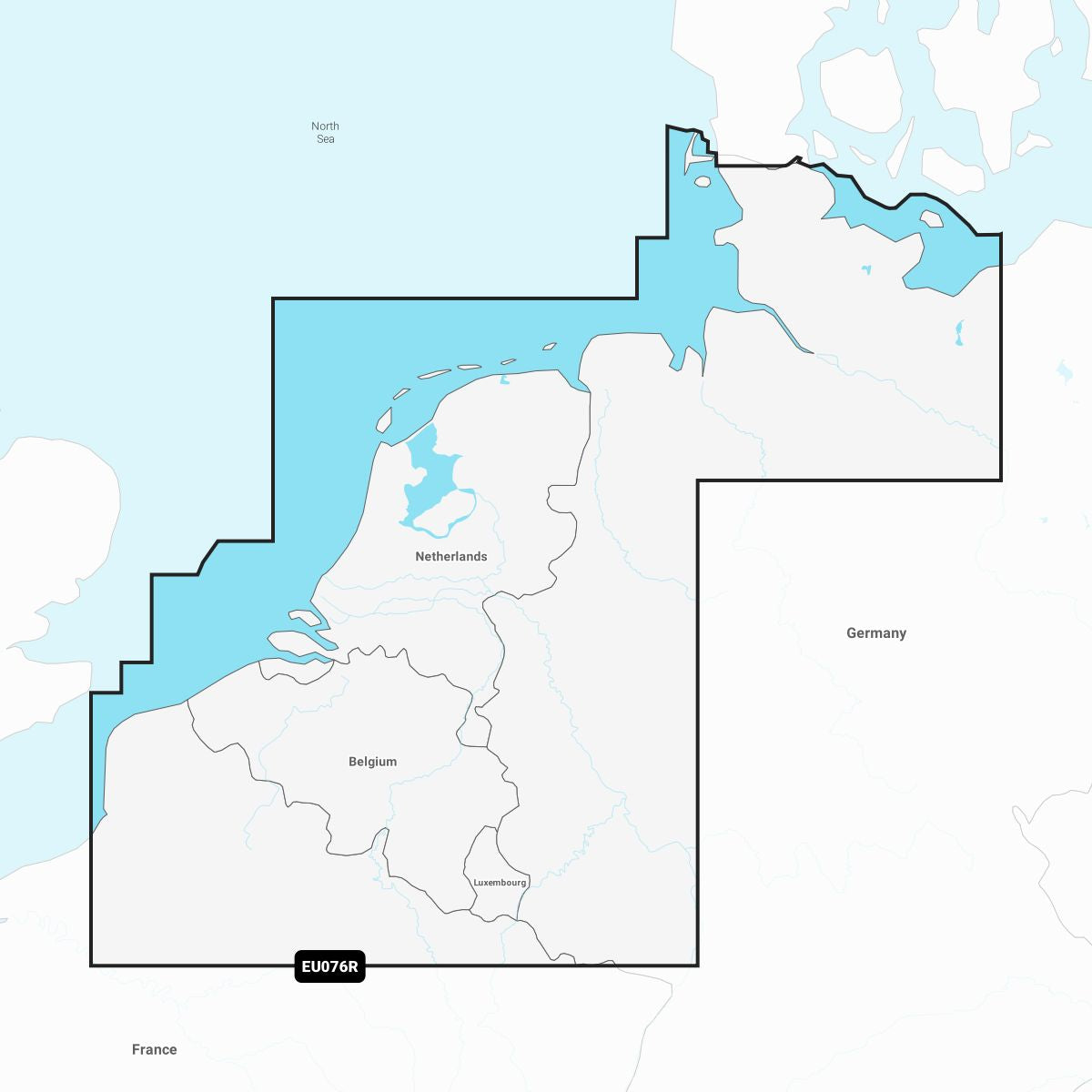 Garmin Navionics+ EU076R – Elektronische Seekarte Benelux