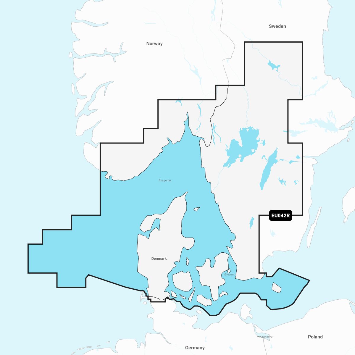 Garmin Navionics+ EU042R – Seekarte Norwegen Südküste