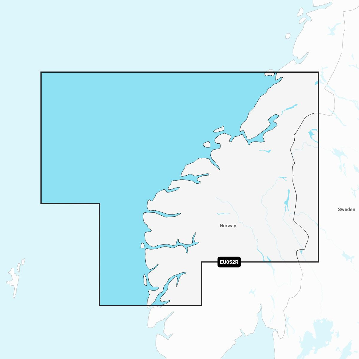 Garmin Navionics+ EU052R – Elektronische Seekarte Norwegen Sognefjord bis Svefjorden
