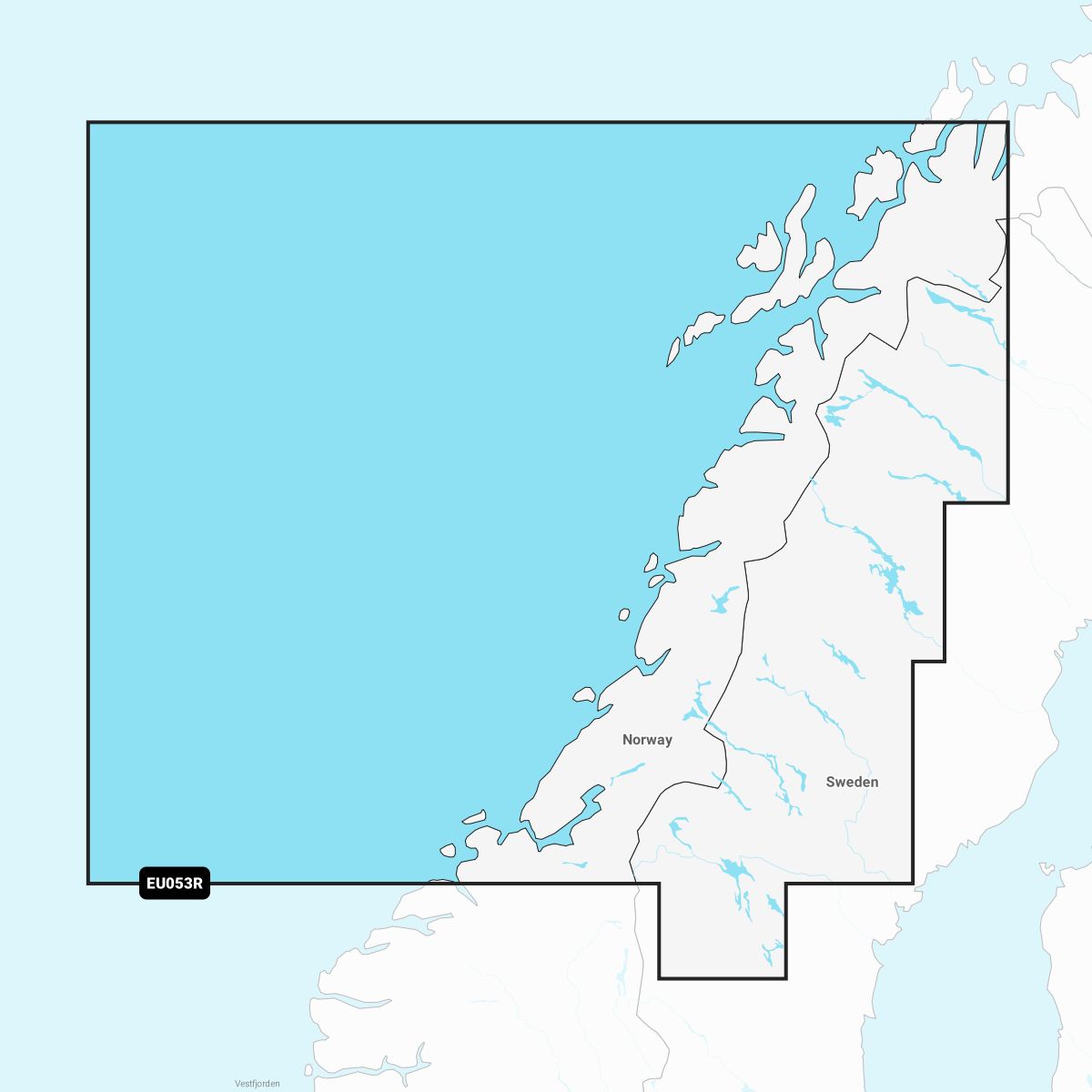 Garmin Navionics+ EU053R – Elektronische Seekarte Norwegen Trondheim bis Tromsø