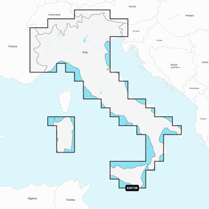 Garmin Navionics+ EU073R Italien Inlandsgewässer