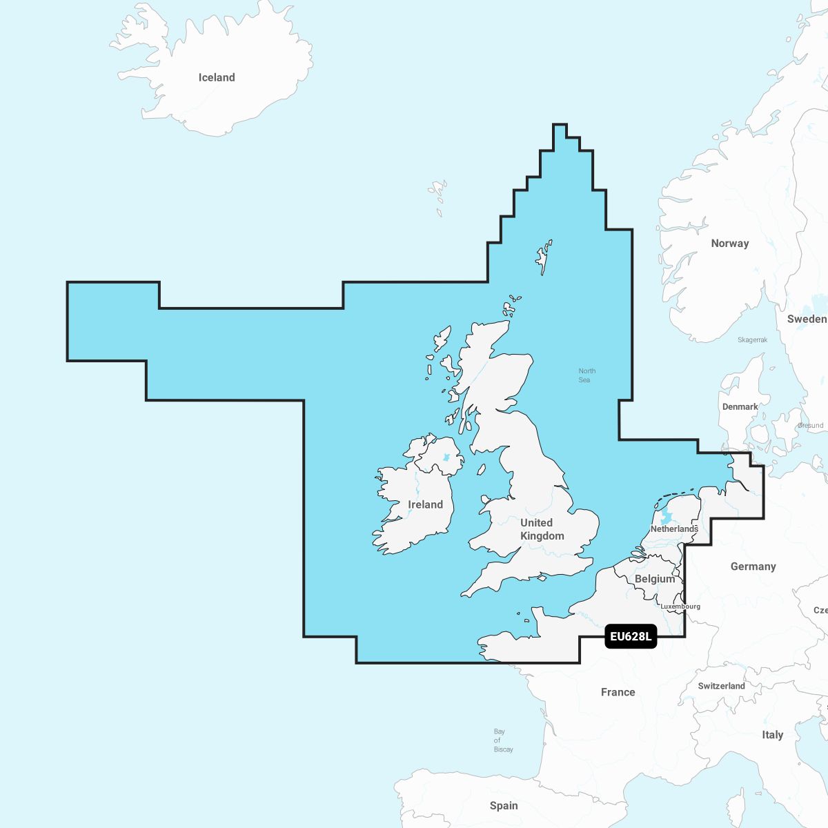 Garmin Navionics+ EU628L – Seekarte Großbritannien