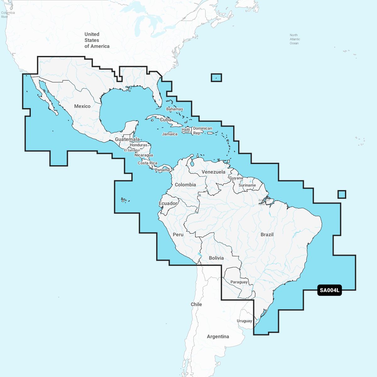 Garmin Navionics+ SA004L Mexiko