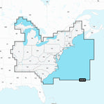 Garmin Navionics+ US007R – Elektronische Seekarte USA Ostküste