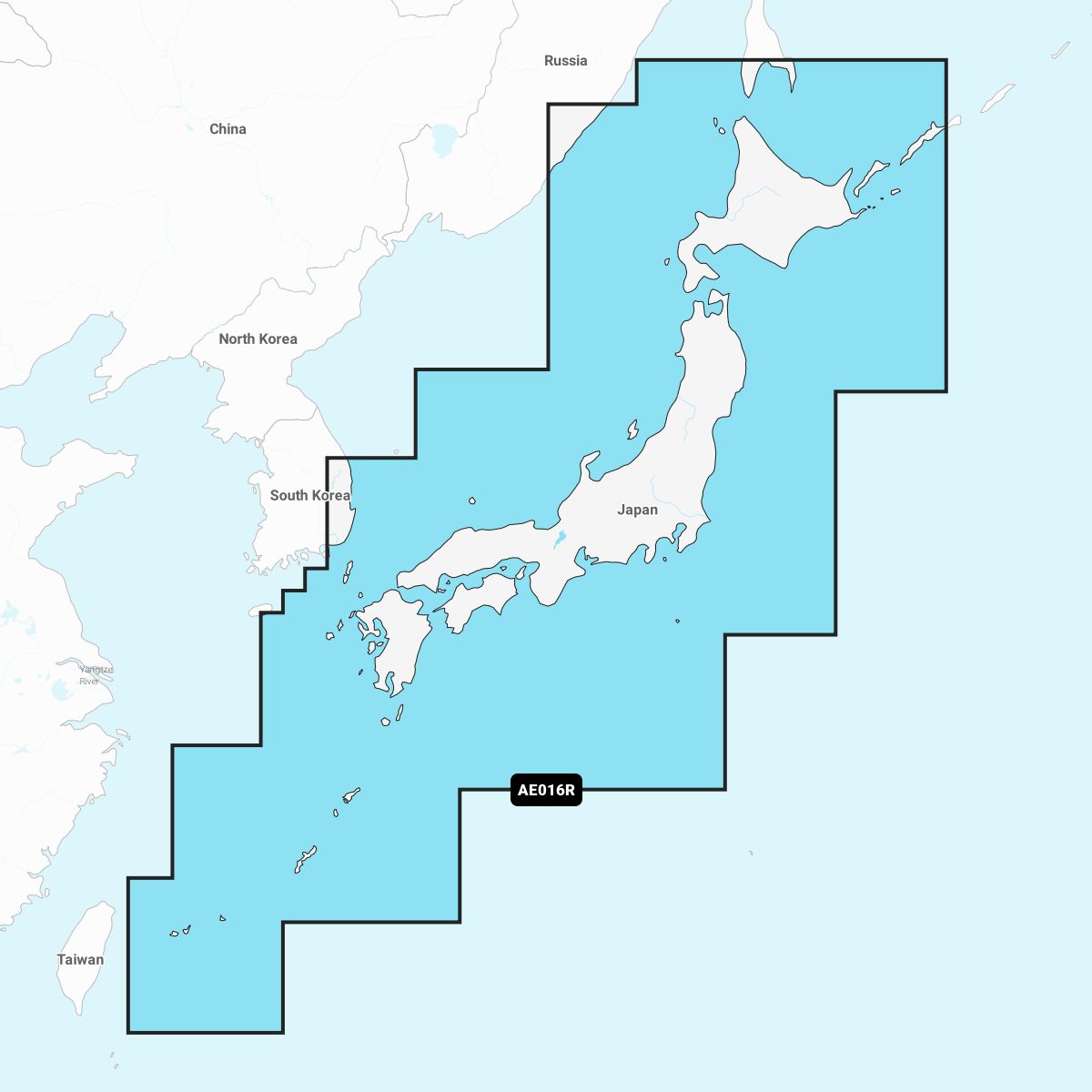 Navionics+ AE016R – Elektronische Seekarte Japan