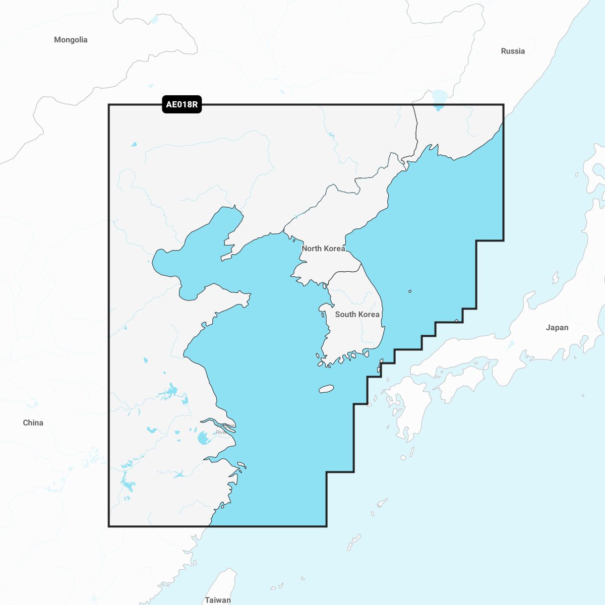 Navionics+ AE018R – Elektronische Seekarte Gelbes Meer