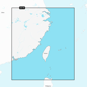 Navionics+ AE019R Taiwan – elektronische Seekarte für Küste und Binnengewässer