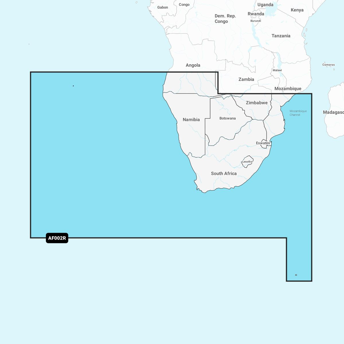 Navionics+ AF002R – Elektronische Seekarte Afrika Südküste