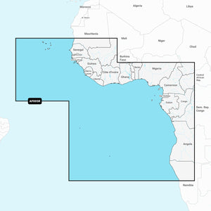 Navionics+ AF005R – Elektronische Seekarte Afrika Westküste