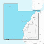 Navionics+ AF004R – Elektronische Seekarte Afrika Nordwestküste