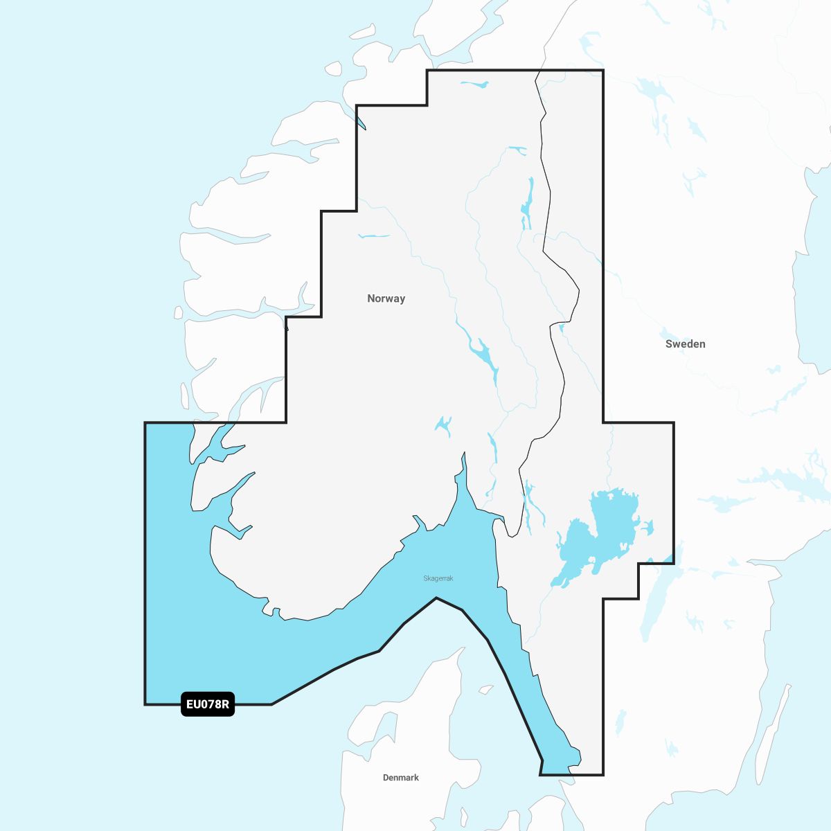 Navionics+ EU078R – Elektronische Seekarte Norwegen Südwestküste