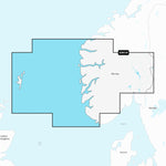 Navionics+ EU051R Norwegen Lista bis Sognefjord