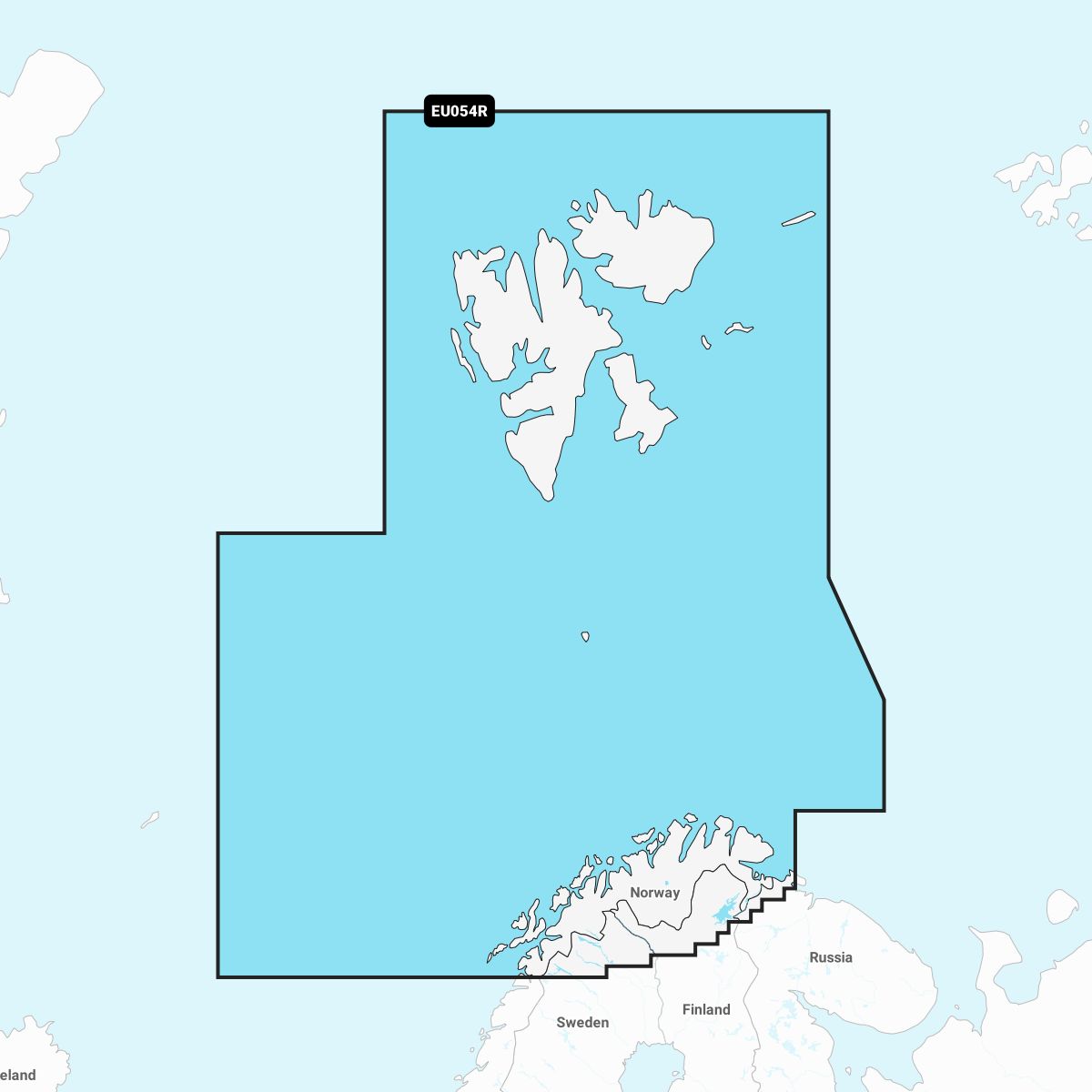 Navionics+ EU054R – Elektronische Seekarte Norwegen Vestfjorden bis Spitzbergen