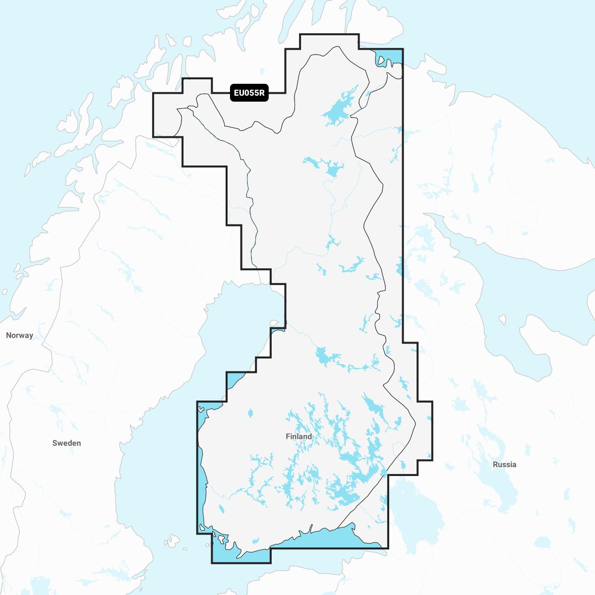Navionics+ EU055R – Elektronische Seekarte Finnland Inlandsgewässer