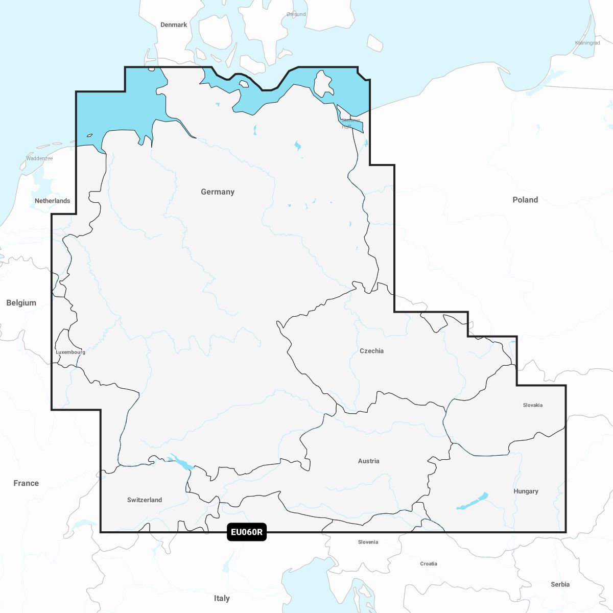 Navionics+ EU060R – Elektronische Seekarte Deutschland Inlandsgewässer