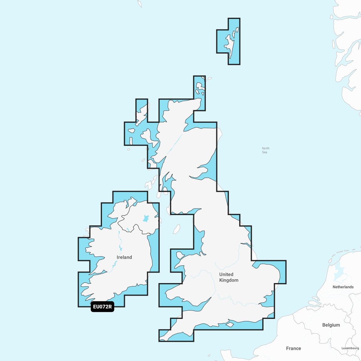 Navionics+ EU072R – Elektronische Seekarte Großbritannien und Irland