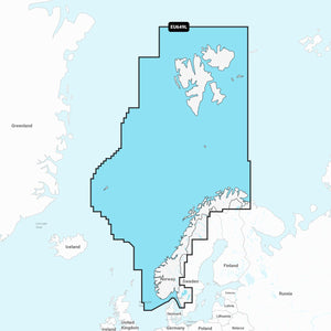 Navionics+ EU649L – Elektronische Seekarte Norwegen und Spitzbergen