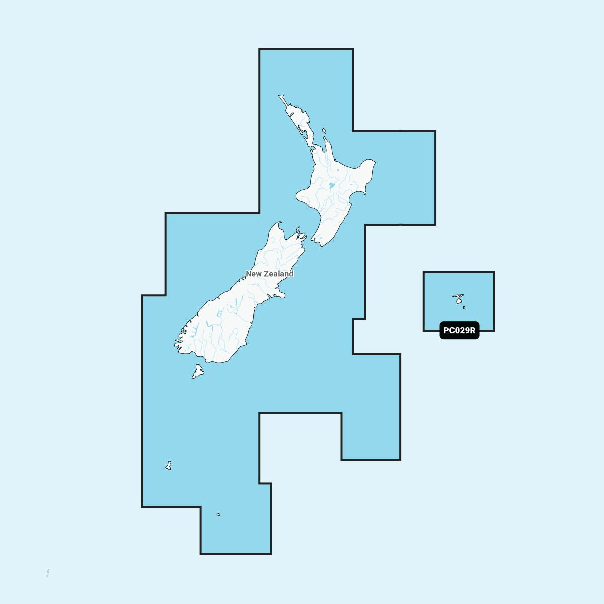 Navionics+ PC029R – Elektronische Seekarte Neuseeland
