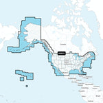 Navionics+ US001L USA und Kanada Küsten