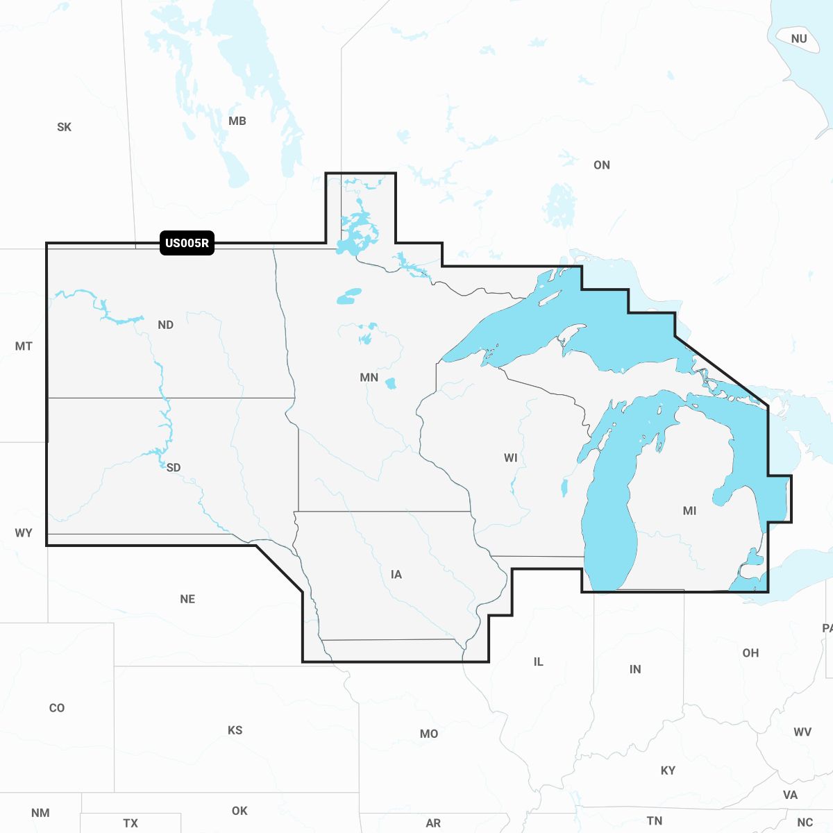 Navionics+ US005R – Elektronische Seekarte USA Nord