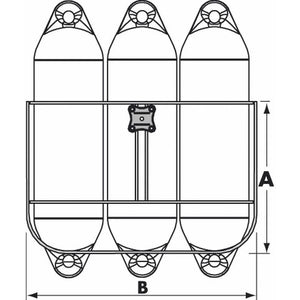 PLASTIMO Fenderkorb Classic 3