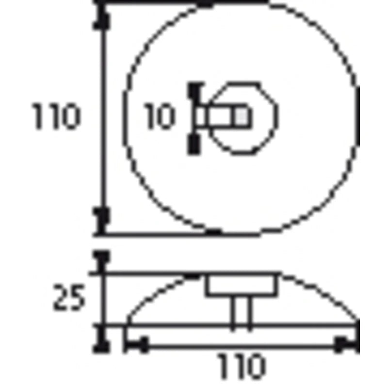 PLASTIMO RUDERANODE MAGNESIUM 110MM DURCHM (X2)